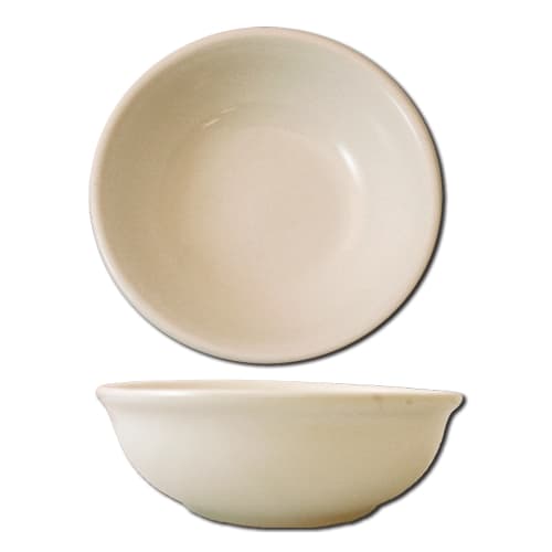 Roma 16oz Nappie/Oatmeal Bowl, American White, Rolled Edge Stoneware